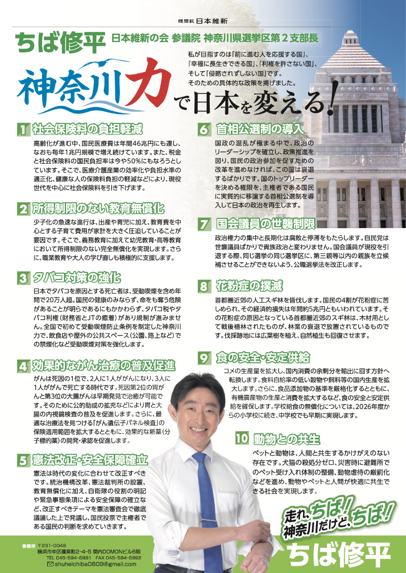ちば修平チラシ裏
